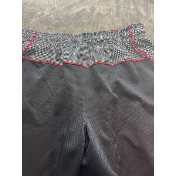 And1 Mens Size XL Basketball Gym‎ Workout Shorts Gray Red Trim Drawstring - Picture 5 of 6